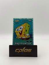 2025 Topps Chrome SpongeBob Bring It Around Town FlowerCloudFractor /75 #85 picture