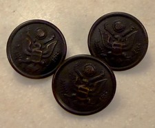 1900's WW1 American Great Seal Uniform Buttons Scovill MFG Co. Waterbury (4) picture