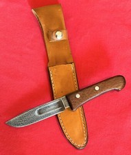 WW2 KINFOLKS RARE UTILITY KNIFE - NEW HANDLE & NEW SHEATH - UNIQUE picture