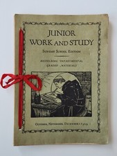 1929 Junior Work & Study Book, Sunday School Edition, Heidelberg Departmental picture