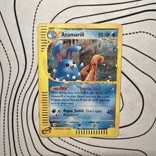 Azumarill H4/H32 Aquapolis Holo Heavily Played picture