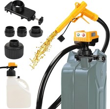 4.5 GPM Cordless Fuel Transfer Pump with 51'' PVC Hose, Compatible with Dewalt 2 picture
