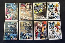 1966 Topps Batman Black Bat 8 Card Lot. To The Batcave, The Joker In Jail Etc. picture