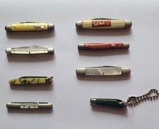 Lot of 8 Vintage Pen Knives Small 2 1/2