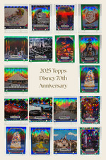 2025 Topps Disney 70th Anniversary NUMBERED LOT -- 20 Cards /75 /99 /150 /199 picture