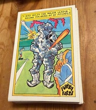 1976 WEIRD WORLD OF BASEBALL FUNKY FACTS 40 CARD Complete SET ~ Trivia Cards picture