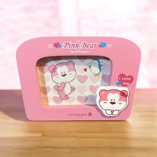 Vintage Morning Glory Blue Bear Small Picture Frame Pink New picture