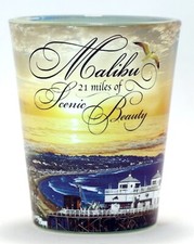 Malibu California Scenic Beauty Shot Glass picture