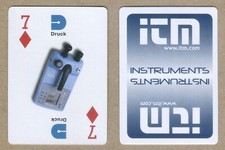 ITM Instruments Inc. 7 of DIAMONDS, Swap playing Card picture