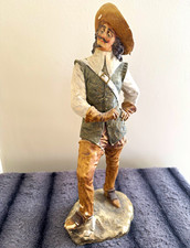 Antonio Borsato Original Italian Musketeer Figurine Sculpture 15” Signed picture