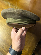1947 (Post WW2) U.S. Officer Service Cap / Visor Hat Size 7 1/4 picture