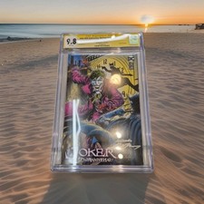 CGC Signature Series THE JOKER 80TH ANNIVERSARY 9.8 NM/MT SIGNED NEAL ADAMS RIP picture