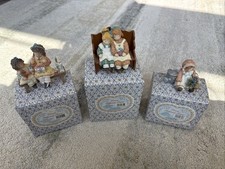 Vintage Down Petticoat Lane Enesco Figurines a grouping of 3 picture