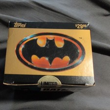 Topps 1989 Batman Movie Cards Limited Edition Box 143 Cards + 22 Stickers picture