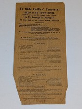 1909 Ye Olde Folkes' Concerte Northport Town House Long Island New York picture