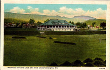Vintage Postcard 1927 Westvaco Country Club & Golf Links, Covington, Virginia picture