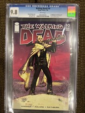 The Walking Dead #10 Comic Book First Print, Image Comics CGC 9.8 Hershel Maggie picture
