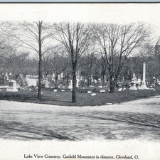 c1900s Cleveland, OH Lake View Cemetery Garfield Monument Postcard picture