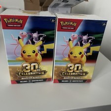 2 x Pokémon TCG 30th Celebration Booster Bundle Boxes 6 Packs English  picture