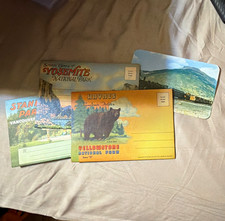Vintage Unposted Linen Postcards Stanley Park Vancouver BC Canada Yosemite Lot 3 picture