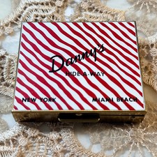 1950s Mid-Century Danny’s Hide-A-Way Brass Cigarette Case Compact Holder picture