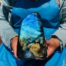 5.23LB Natural labradorite quartz crystal Mineral specimen energy Reiki healin picture