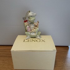 Lenox Dr. Seuss Grinch, Cindy Lou & Dog Ornament Note Dog Has Antler Top Missing picture