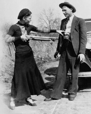 Bonnie and Clyde American Gangster Portrait, Gang 8