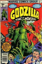 Godzilla #1 FN; Marvel | Doug Moench Herb Trimpe - w/Bag+Board picture