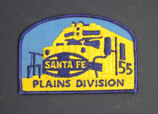 Vintage 1970's AT&SF / Santa Fe Railroad Patch Plains Division Kansas & Oklahoma picture