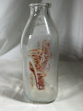 Vintage Colonial Dairies Glass Milk Bottle Albany Georgia GA  Dairy Collectible picture