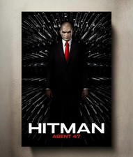 Hitman: Agent 47 8x12 Metal Movie Poster Sign picture