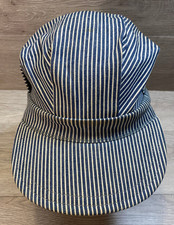 Vintage Train Engineer Hat Railway Utility Cap 6 3/4 Conductor USA picture