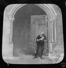 Glass Magic lantern slide SALLY IN OUR ALLEY NO.8 C1890 VICTORIAN TALE picture