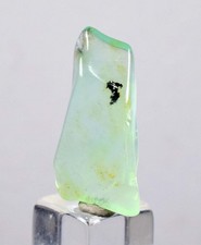 7.5cts GEM BLUE OPAL SEASCAPE PERU TUMBLED PENDANT CARIBEAN TURQUOISE COLOR X49w picture