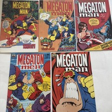 Lot Of 5 Megaton Man #1, 2, 8, 9, 10 1985 Don Simpson picture