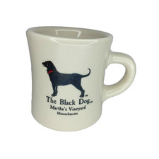 VTG The Black Dog Marthas Vineyard Diner Mug-Victor Restaurant Ware Impressed picture