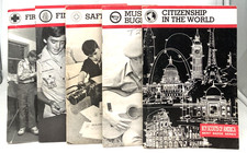 Boy Scout of America Vintage pamthlets Mixed Lot of 5 BSA Handbooks 1980- 1990's picture