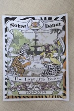 Mystic Order Of Stripers Mobile Alabama Mardi Gras 75th Anniversary Bulletin picture