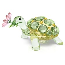 Swarovski Idyllia Tortoise and Daisy Figurine Decoration, Multicolored, 5721542 picture