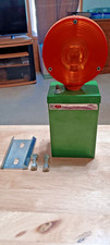 vintage warning light, green with yellow flashing or solid light model 8400 picture