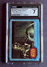 1977 Topps Star Wars See-Threepio and Artoo-Detoo #2 Rookie RC CGC 7 NM picture