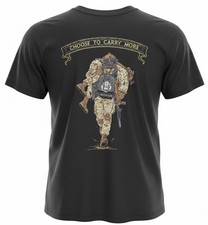 STP Large T- Shirt Men, Black ,Choose To Carry More, SOCOM SEAL BUDS NSW DEVGRU picture