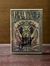 Kings Wild Project Signed Legal Tender V1 Holographic Gilded Playing Cards picture
