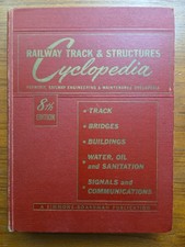 Vintage 1955 - Railway Track & Structures Cyclopedia - Railroad Engineering 8th picture