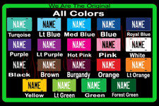 Personalized License Plate Personalize Add Your Own Text And Pick Color picture
