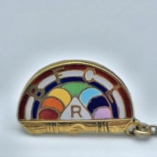 Vtg BFCL R International Order of Rainbow Girl Pins Gold Filled GF IORG Masons picture
