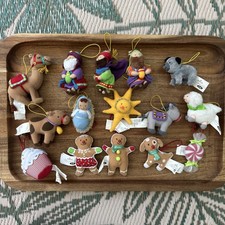 Hallmark Keepsake Kids My Very Own Christmas Plush 15 Ornaments 3-4