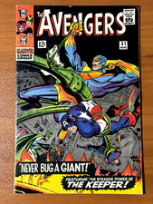 AVENGERS Comic Marvel No. 31 Aug 1966 Never Bug A Gian The Keeper FN picture