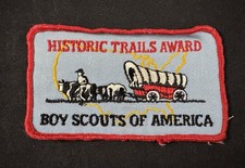 Vintage Boy Scouts of America BSA Historic Trails Award Patch picture